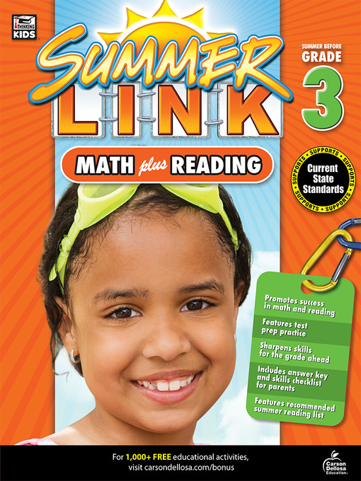 Title details for Math Plus Reading Workbook: Summer Before Grade 3 by Brighter Child - Available